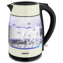 CZAJNIK ZELMER ZCK8011I szkło-ivory, 1,7L