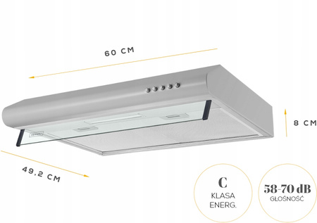 Okap podszafkowy Kernau KBH 0961 S
