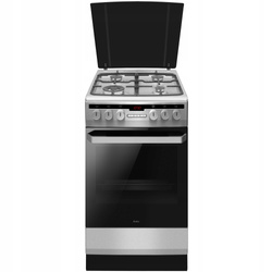 Kuchnia gazowo-elektryczna Amica 58GEH3.31HZpTaDA(Xx) PIZZA WOK 65l 50cm