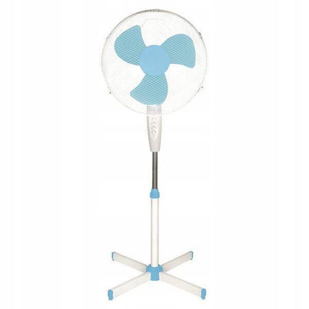 WENTYLATOR PODŁOGOWY 40cm EUROLAMP niebieski