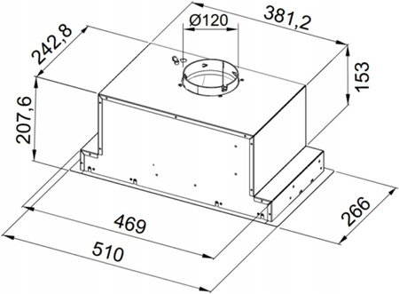 Okap wkład Kernau KBH 0751 B