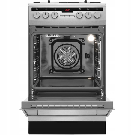 Kuchnia gazowo-elektryczna Amica 58GEH3.31HZpTaDA(Xx) PIZZA WOK 65l 50cm