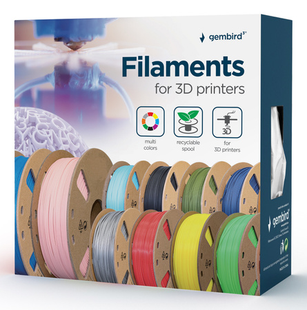 GEMBIRD Filament drukarki 3D ABS/1.75 mm/1kg/zielony