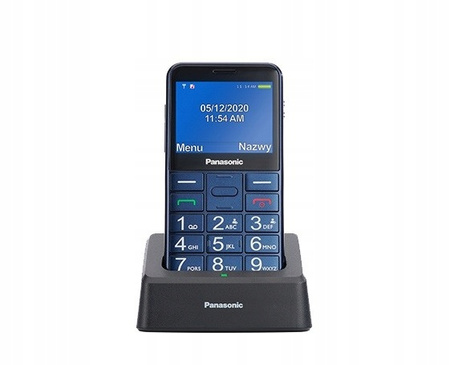 PANASONIC Telefon dla seniora KX-TU155 niebieski