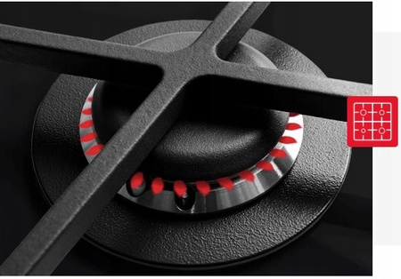 Kuchnia gazowo-elektryczna Amica 58GEH3.31HZpTaDA(Xx) PIZZA WOK 65l 50cm