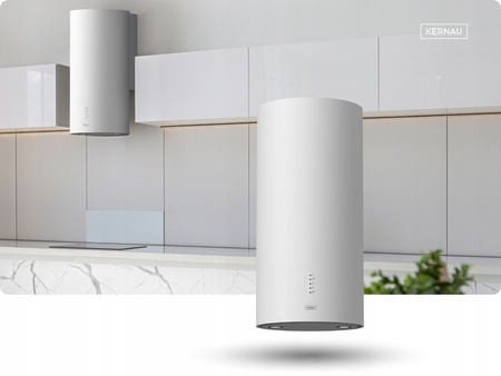 Okap kominowy Kernau KCH 0440.1 W Biały