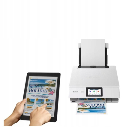 CANON Urządzenie wielofunkcyjne atramentowe PIXMA TS8751 Białe