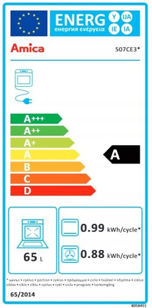 AMICA 57CE3.315HTAQXX Kuchnia ceramiczna