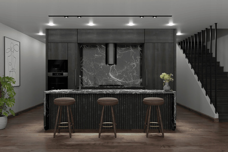 Okap kominowy Kernau KCH 0440 Gun Metal