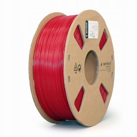 GEMBIRD Filament drukarki 3D ABS/1.75 mm/1kg/czerwony