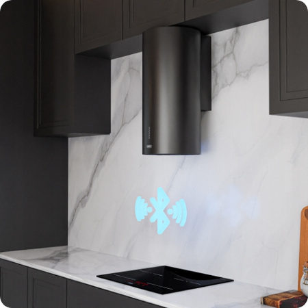 Okap kominowy Kernau KCH 0440.1 B Kitchen Connect