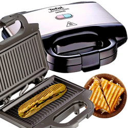 OPIEKACZ GRILL PANINI TEFAL SM1572 700W KOMPAKTOWY NIEPRZYWIERALNY