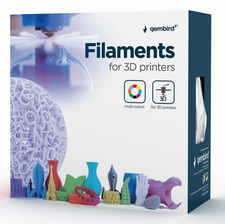 GEMBIRD Filament drukarki 3D PETG/1.75mm/1kg/czarny