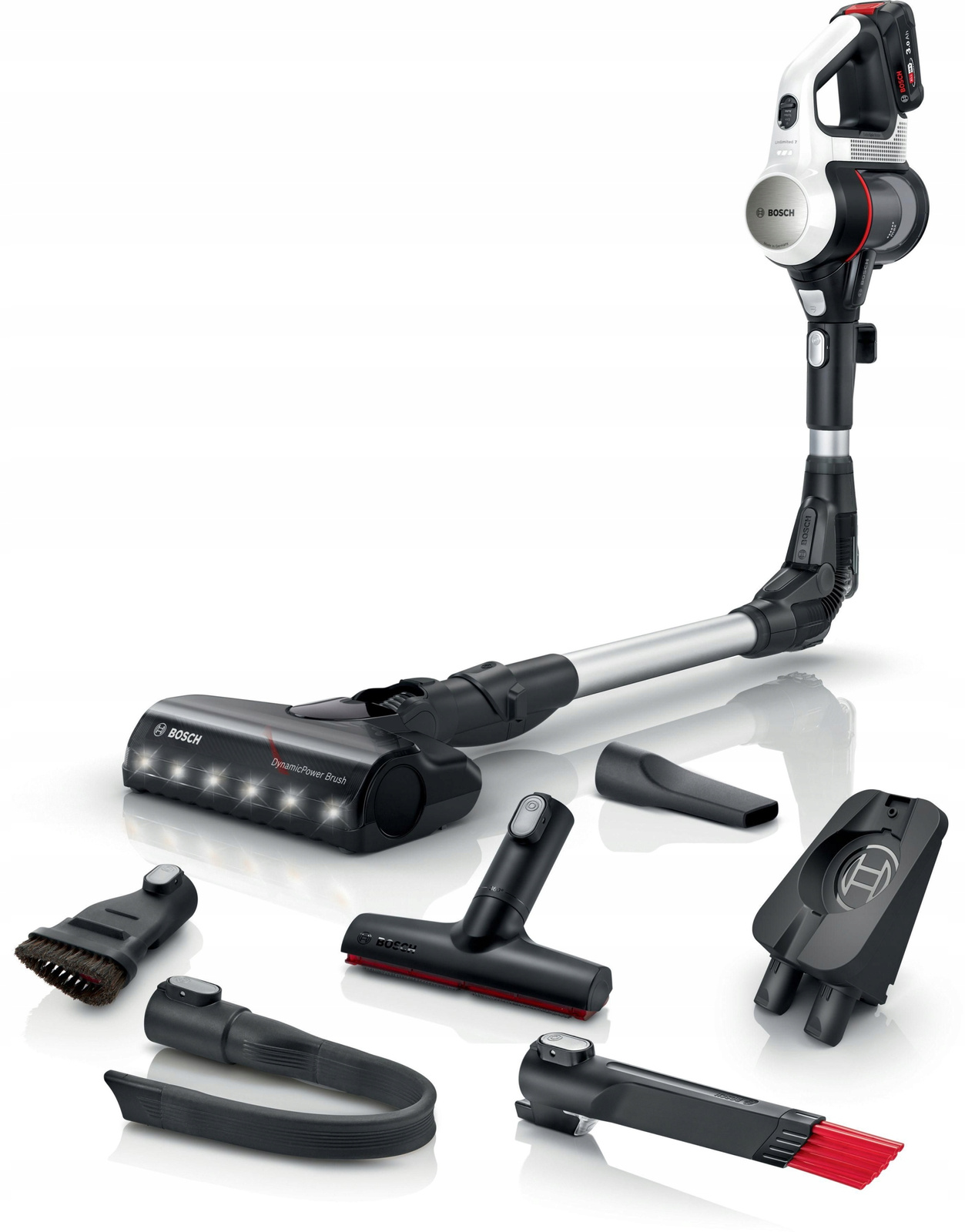 Bosch Unlimited 7 - odkurzanie pod meblami