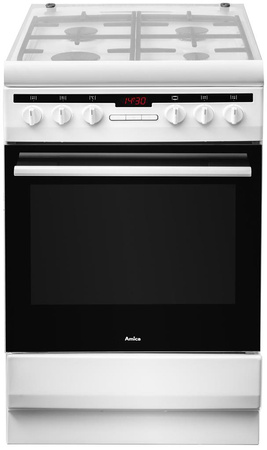 AMICA 57GE3.43HZpTaDNAQW Kuchnia gazowo-elektryczna 50cm