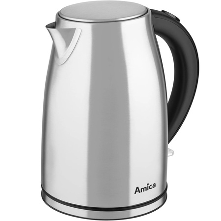 CZAJNIK ELEKTRYCZNY AMICA INOX 1.7L 2200W FILTR ANTYWAPIENNY OBROTOWY