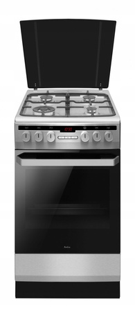 Kuchnia gazowo-elektryczna Amica 58GEH3.31HZpTaDA(Xx) PIZZA WOK 65l 50cm