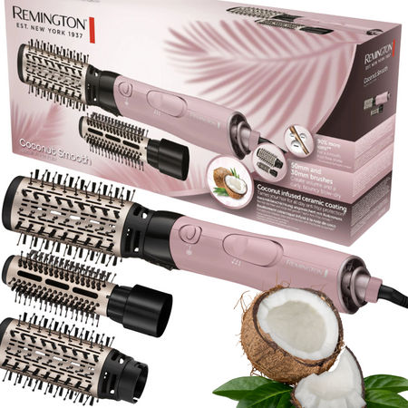 SUSZARKO LOKÓWKA REMINGTON COCONUT SMOOTH AS5901 1000W REGULACJA 2 NASADKI