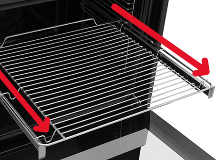 Kuchnia gazowo-elektryczna Amica 57GE3.33HZpTaDpA(Xx)PIZZA Termoobieg Grill