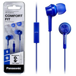 SŁUCHAWKI PANASONIC RP-TCM115E-A BLUE douszne (P 1576850)