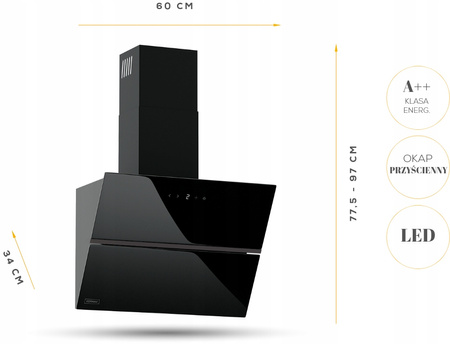 Okap kominowy Kernau KCH 4862 B BLDC
