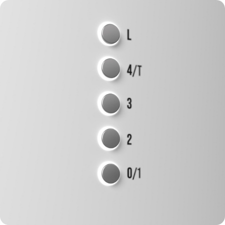 Okap kominowy Kernau KCH 0440.1 W Biały